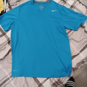 Nike Men's Blue Dri-FIT Short Sleeve Tee
